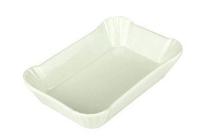 Travessa Pequena Retangular em Porcelana