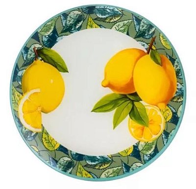 Prato de Sobremesa Limão Siciliano - 20cm