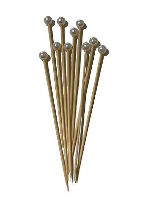 Palito de Bambu Pérola - 10un