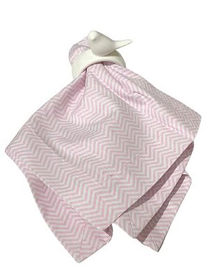 Guardanapo Algodão - Rosa Chevron