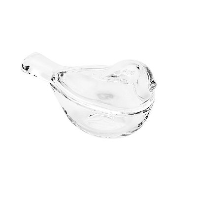 Potiche Decorativo de Cristal Bird