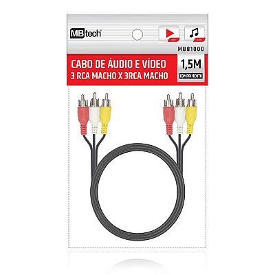 Cabo 3rca X 3rca C/1,5 Mt Gb51000