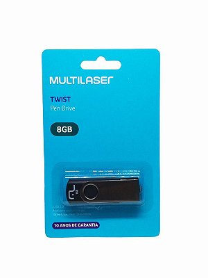 Pendrive Multilaser Twister 8gb Pd587