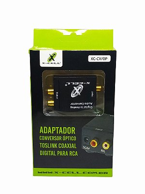 Adaptador/Conversor Optico Rca Xc-Cv/Op