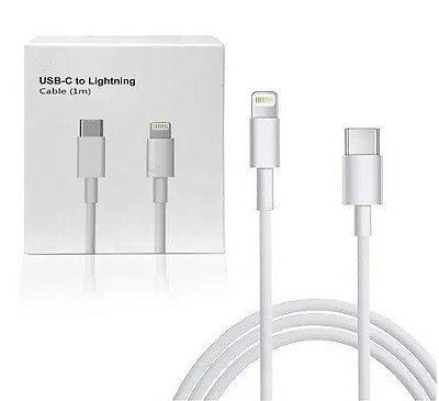 Cabo Usb-C Lightning Compatível Iphone 11/12/13