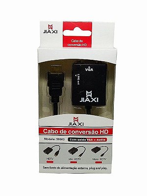 Cabo Adaptador Vga Para Hdmi Ref:56003
