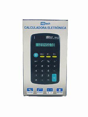 Calculadora Eletronica A Pilha 8 Dig. Mb54319