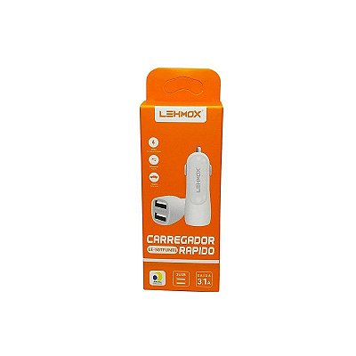 Carregador Universal Com 2 Entrada Usb e Sem Cabo LE-507FUNTE