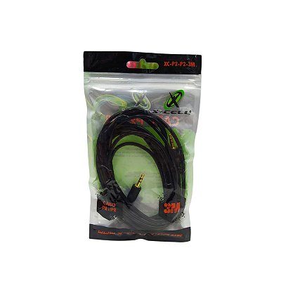 Cabo P2 Stereo X P2 Stereo 3 Mts Xc-P2xp2-3m