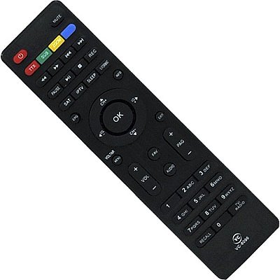 Controle Remoto Tv Vc-A8096 Receptor Cine Box