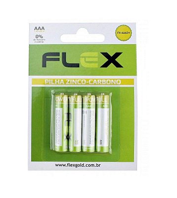 Pilha Aaa Zinco C/4 Unid. Fx-Aaaz4