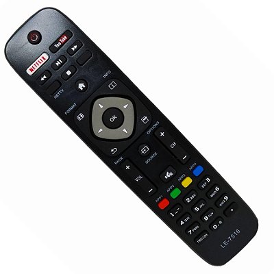 Controle Remoto Tv VC-A8177/LE-7516 (Philips Led C/Netflix)