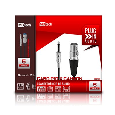 Cabo P10 X Canon C/ 5 Mt GB51120