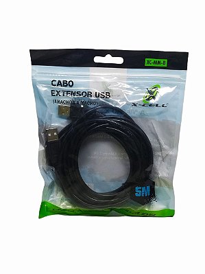 Cabo Extensor Usb A Macho X A Macho 5mt Xc-Mm-B