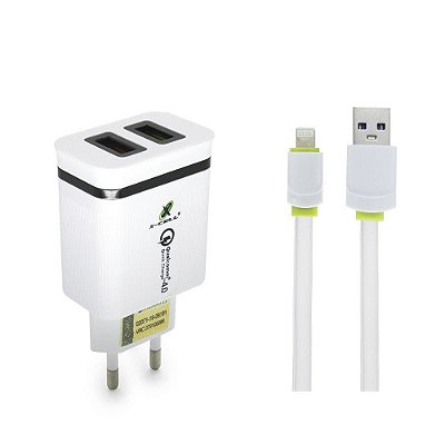 Carregador Ultra Rapido C/ 2 Usb XC-UR-18