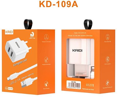 Carregador de Bateria Para Telefone Celular KD-109A