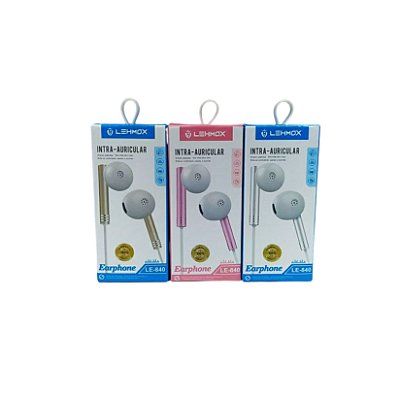 Fone de Ouvido Com Fio Cabo de 1,2mt