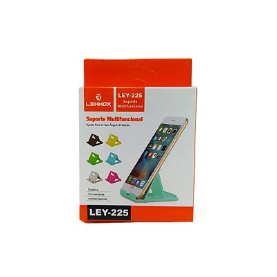Suporte de Plastico Para Celular Dobravel de Mesa Ley-225