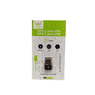 Conector Adaptador Usb 2.0 Para Usb-C A-60U
