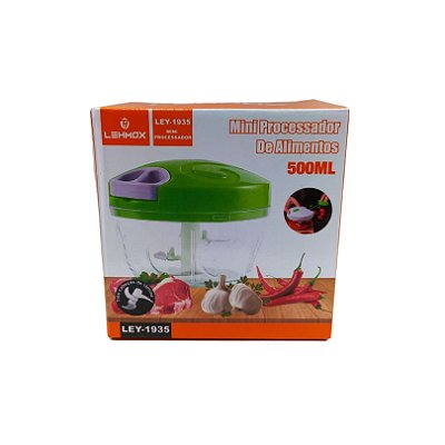Mini Processador de Alimento Uso Manual Portatil 500ml LEY-1935