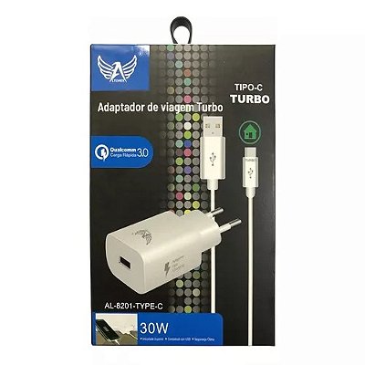 Carregador P/Celular 30W AL-8201-Type-C