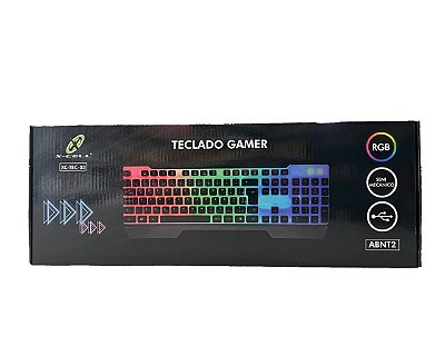 Teclado Gamer Semi Mecânico Rgb XC-TEC-03