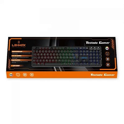Teclado Com Fio Usb Para Computador e Notebook LEY-2087