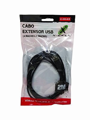 Cabo De Conexão Usb Macho X Macho Xc-Usb-M/M-2m