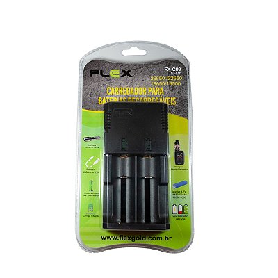 Carregador De Pilha Fx-C09 Sem Pilha