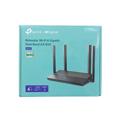 Roteador Dual Band Gigabit Wifi 6 Router EX141