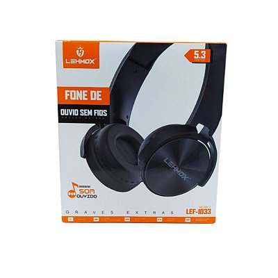 Fone de Ouvido Sem Fio Com Bluetooth LEF-1033