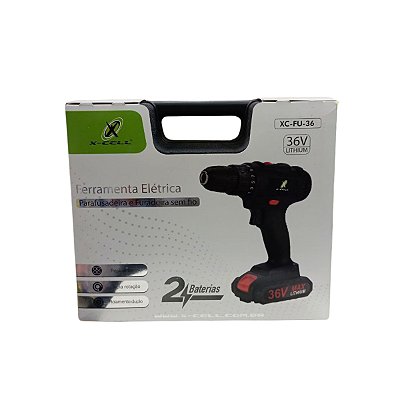 Parafusadeira e Furadeira Sem Fio XC-FU-36