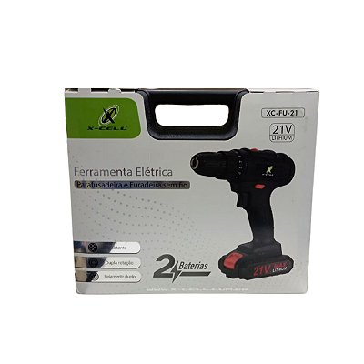 Parafusadeira e Furadeira Sem Fio XC-FU-21