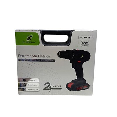Parafusadeira e Furadeira Sem Fio XC-FU-48