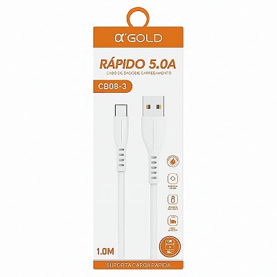 Cabo Usb Para Type-C 1mt CB08-3