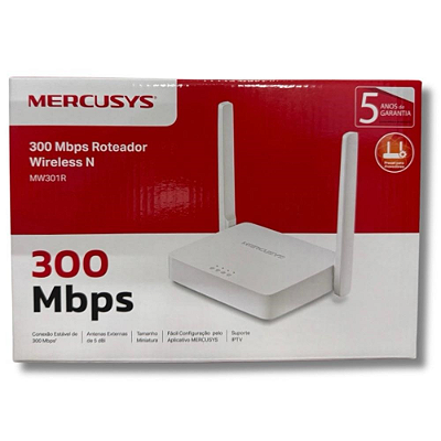 Roteador Wireless Mercusys Mw301r 300mbps