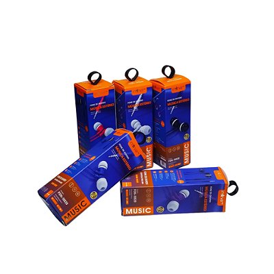 Fone de Ouvido Auricular Com Fio e Microfone Embutido FON-10020