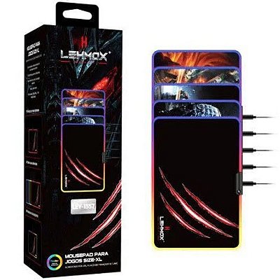 Mouse Pad Com Comprimento 35x25 Ley-1557