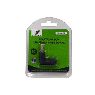 Adaptador Usb 90º Usb Femea x Usb Macho 3.0 XC-ADP-52