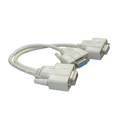 Cabo Vga Macho X 2 Vga Femea Xc-Vga-Mx2vga-F