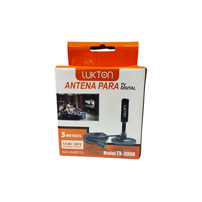 Antena Interna Para Tv Digital 3mt TX-3006