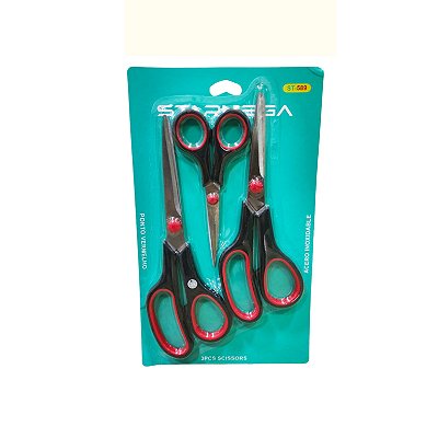 Kit Tesoura C/3 Unid 5/7/8 Polegadas ST-589