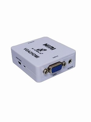 Mini Conversor Vga Para Hdmi Xc-Mc-02