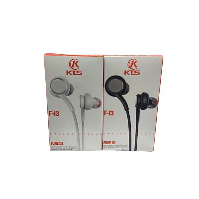 Fone de Ouvido Com Fio F-13