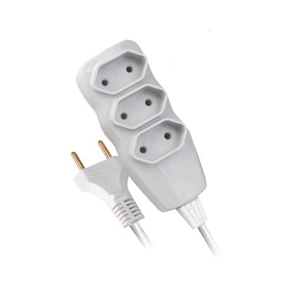 Extensão New Pop 2x0,75 3Mts Branca Ref:27786