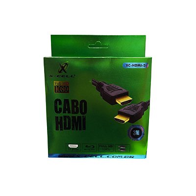 Cabo De Hdmi 3 Mt Ref:Xc-Hdmi-3