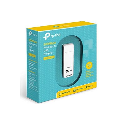Adaptador Usb Wireless TP-WN821N Tp-Link 300 Mbps