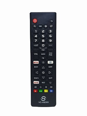 Controle Remoto Compativel C/ Tv Lcd Lg Vc-A8269