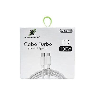 Cabo de Dados Type-C x Type-C 100W XC-CD-129