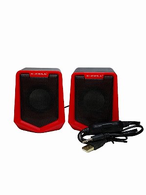 Conjunto C/2 Caixa de Som P/ Computador XC-CM-05
